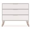 Modern Scandinavian Style Bedroom 3-Drawer Dresser