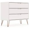 Modern Scandinavian Style Bedroom 3-Drawer Dresser