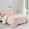 Microfiber Reversible Comforter Set