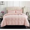 Microfiber Reversible Comforter Set
