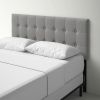 Modern Classic Style Button-Tufted Headboard with Upholstered Fabric