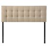 Modern Fabric Upholstered Button Tufted Headboard