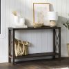 Industrial Farmhouse Entryway Table / Sofa Table Wood Finish