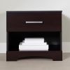 Modern 1 Drawer Nightstand End Side Table Storage