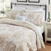 Bed-in-a-Bag 3 Piece Bohemian Floral Cotton Quilt Set