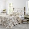 Bed-in-a-Bag 3 Piece Bohemian Floral Cotton Quilt Set