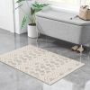 Hand Woven Wool Blend Grey Beige Ivory Persian Style Area Rug