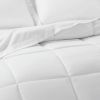 White Microfiber Reversible Bed In A Bag Comforter Set