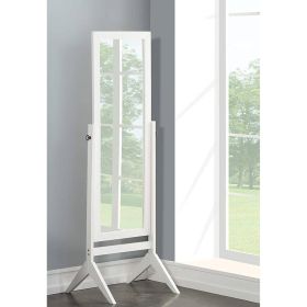 Modern Full Length Freestanding Bedroom Floor Cheval Mirror (Color: White)