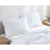 Ruffled Edge Microfiber Comforter Set