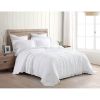 Ruffled Edge Microfiber Comforter Set