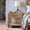 Farmhouse Rustic1-Drawer Nightstand Bedside Table