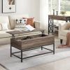 Modern Metal Lift Top Coffee Table/Laptop Desk