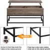 Modern Metal Lift Top Coffee Table/Laptop Desk