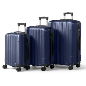 Three-in-one Textured Matte Finish, Non-TSA Customs Lock, 28-inch Detachable Wheels, ABS Trolley Case, 20in, 24in, 28in, ABS, All Colors Availabl (Option: defaulttitle)