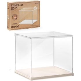 Rolife Acrylic Display Case, Transparent Dust Cover, Suitable For Miniature Houses And 3D Puzzle Models, Stackable Design (Option: DF03L)