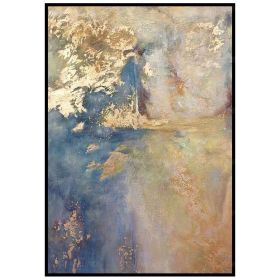 Abstract Gold Foil Oil Painting On Canvas (size: 150x220cm)