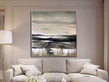 Modern Abstract Oil Painting On Canvas (size: 80x80cm)