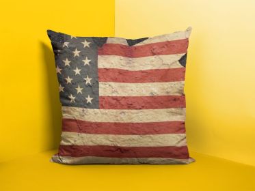 Awe Patrotic Cushion/Pillow (size: 20" X 20")