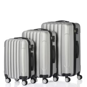 3-in-1 Multifunctional Large Capacity Traveling Storage Suitcase Silver Gray (Option: defaulttitle)