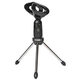 5 Core Mic Stand Adjustable Desktop Microphone Stands Tripod Portable Foldable Table Pedestal Para Microfono W Universal Mike Holder For Studio P (Option: MINITRIPODMICSTAND)