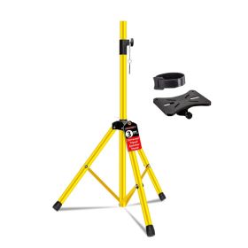 5 Core Speaker Stand Adjustable 31 To 36" PA DJ Tripod Stands Heavy Duty W 35mm Insert 132 Lbs (Option: Yellow)